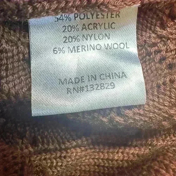 Tularosa “Achilles” Cropped Turtleneck Sweater In Chocolate Size Large NWOT! - Picture 9 of 9